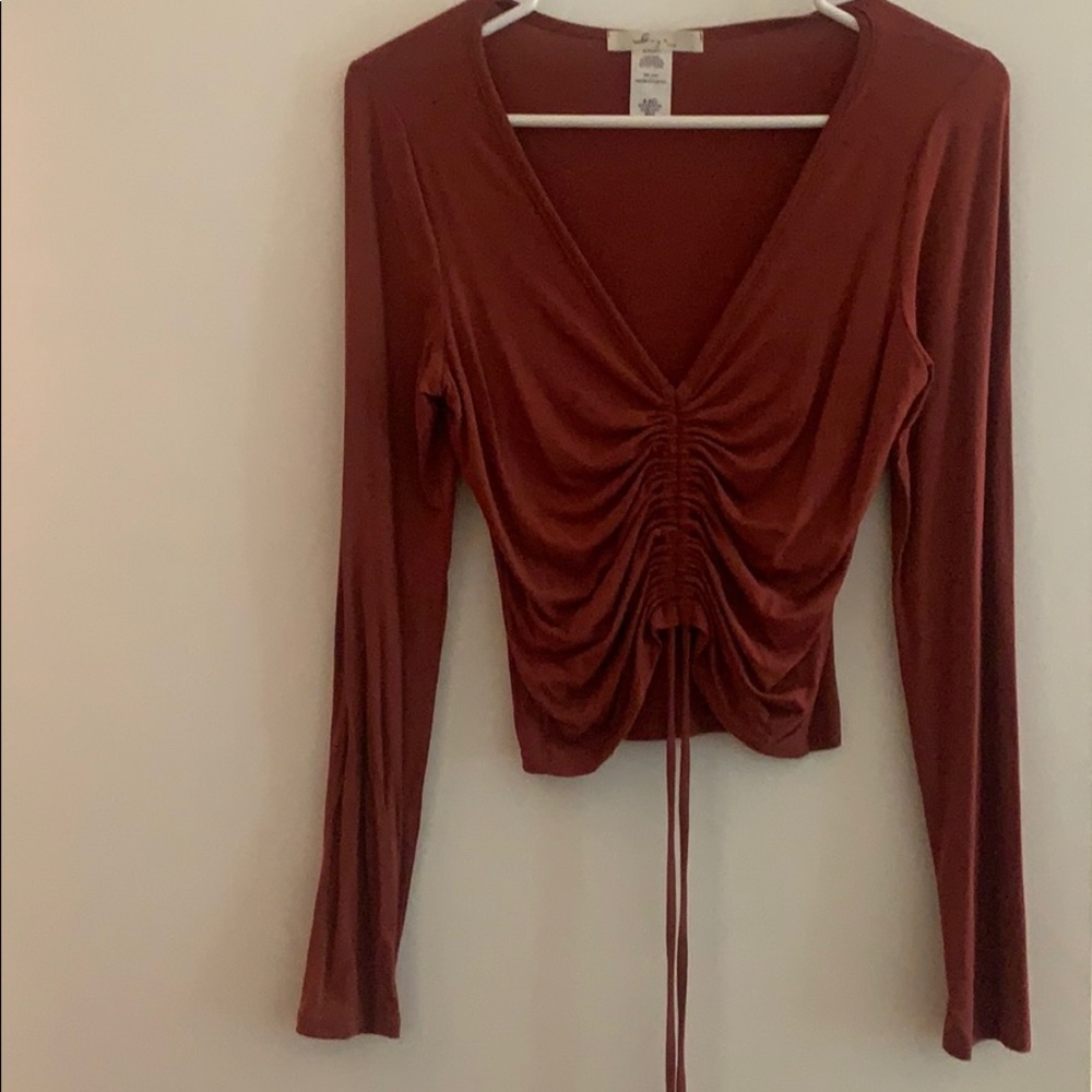 Drawstring Crop Top